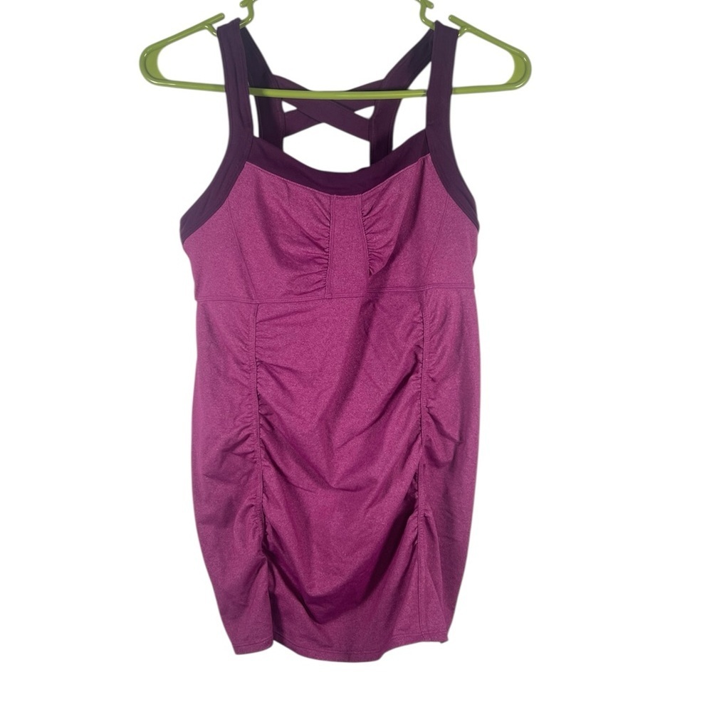 Aerie Heathered Pink Purple Tank Top Small